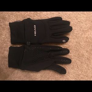 Black gloves